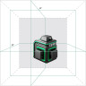 Лазерный нивелир ADA Instruments Cube 3-360 Green Basic Edition А00560