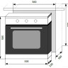 Духовой шкаф LEX EDM 070 IX [CHAO000192]
