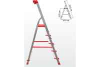 Лестница-стремянка Новая Высота NV 3118 (5 ступеней)