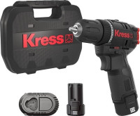Ударная дрель-шуруповерт Kress KUC12 (2 АКБ, кейс)