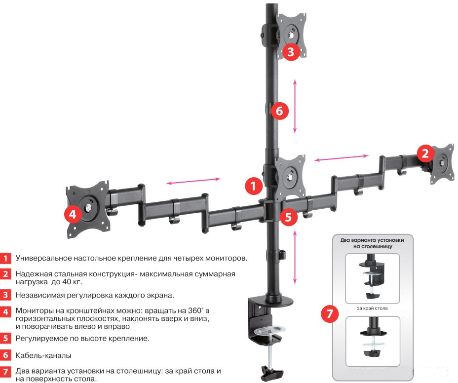 Кронштейн Arm Media LCD-T16 Кронштейн Arm Media LCD-T16