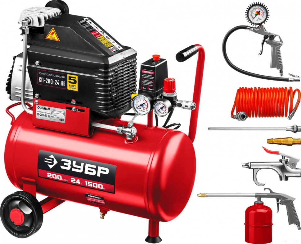 Компрессор ЗУБР КП-200-24 Н6