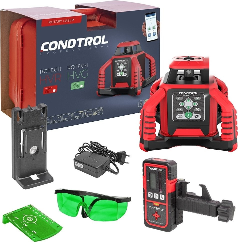 Лазерный нивелир Condtrol Rotech HVG Лазерный нивелир Condtrol Rotech HVG