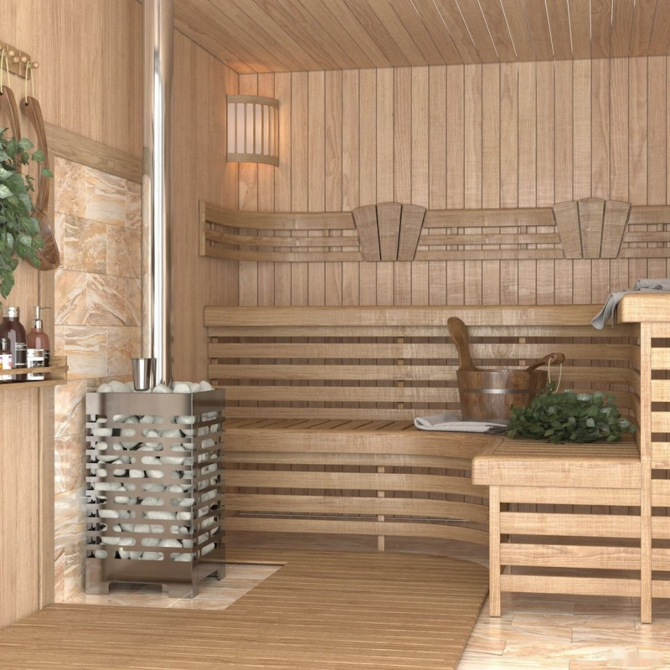 Банная печь Везувий Aston 16 Inox Банная печь Везувий Aston 16 Inox