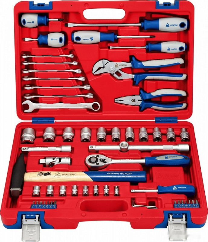 Универсальный набор инструментов Мастак 01-058C (58 предметов) Универсальный набор инструментов Мастак 01-058C (58 предметов)