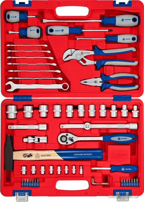 Универсальный набор инструментов Мастак 01-058C (58 предметов) Универсальный набор инструментов Мастак 01-058C (58 предметов)