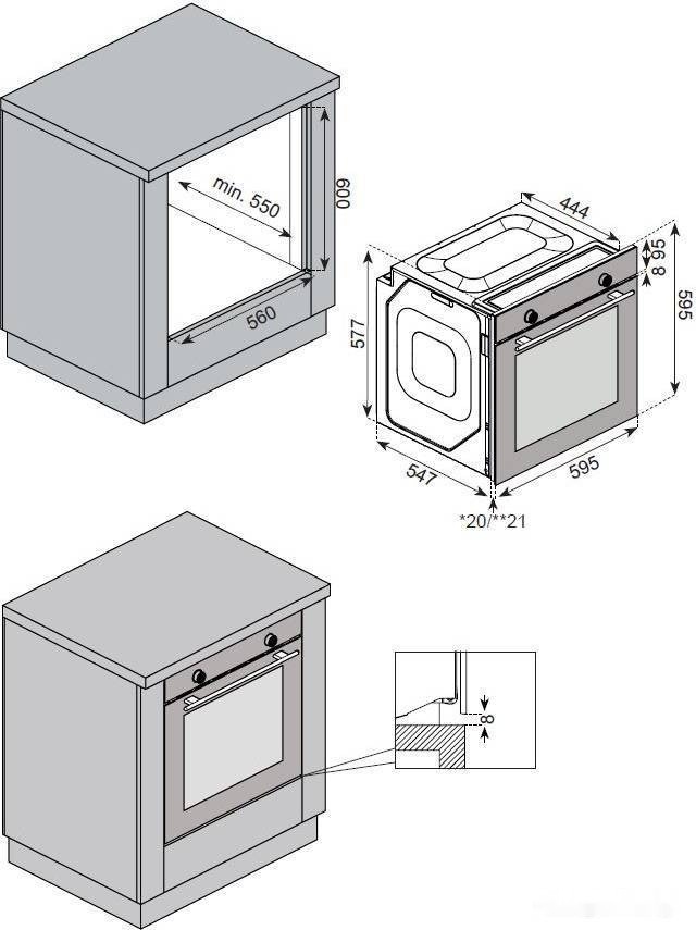 Духовой шкаф ZorG Technology BEEC7 (черный)