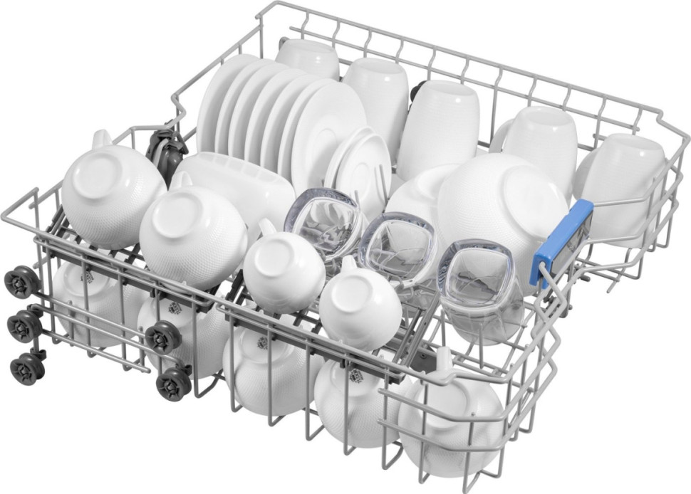 Посудомоечная машина Weissgauff DW 6038 D Dual Wash Silver Посудомоечная машина Weissgauff DW 6038 D Dual Wash Silver