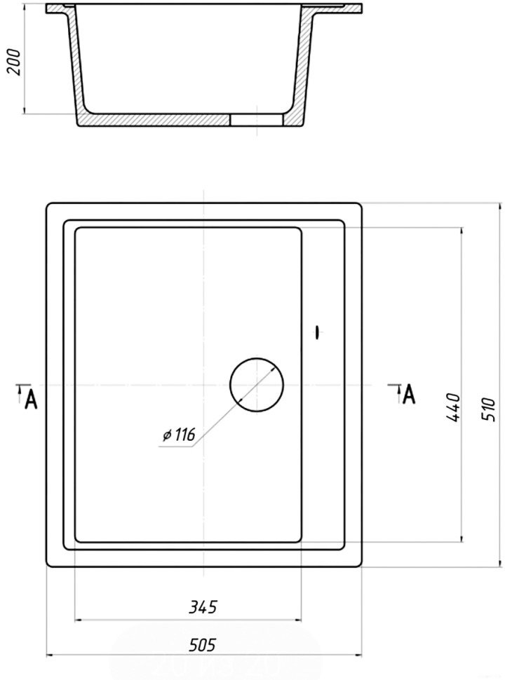 Кухонная мойка Gerhans A11 (оникс) Кухонная мойка Gerhans A11 (оникс)