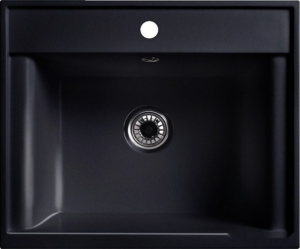 Кухонная мойка Belux SG-REC-6050 (черный)