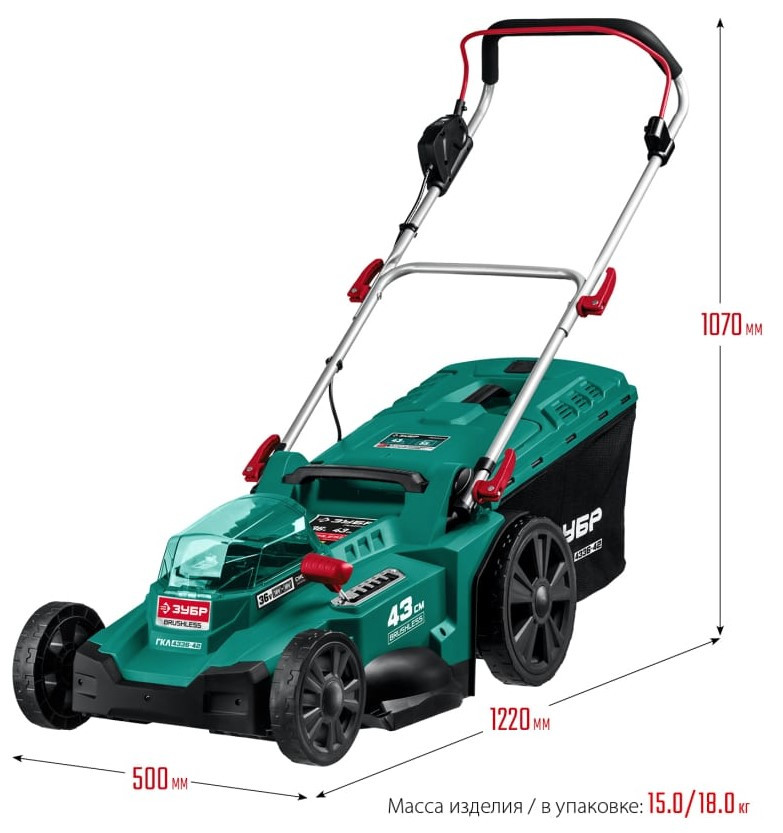 Газонокосилка ЗУБР ГКЛ-4336-42 Газонокосилка ЗУБР ГКЛ-4336-42