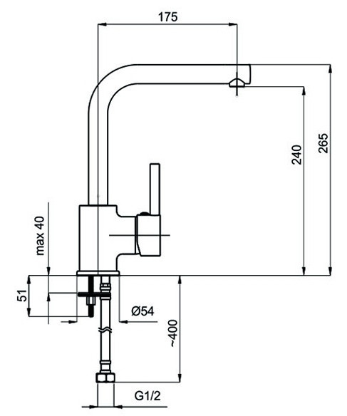 Смеситель Rubineta Ultra-35 Смеситель Rubineta Ultra-35