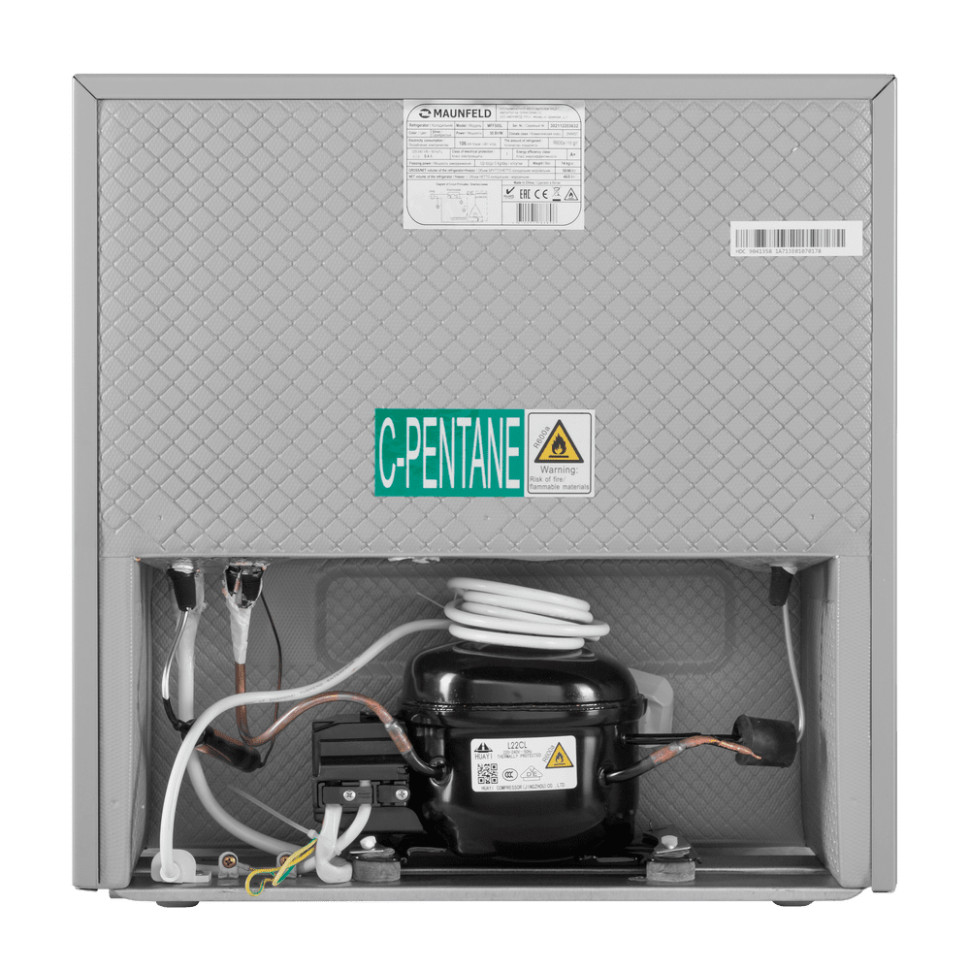 Однокамерный холодильник Maunfeld MFF50SL