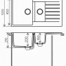 Кухонная мойка Tolero R-118 (коричневый)