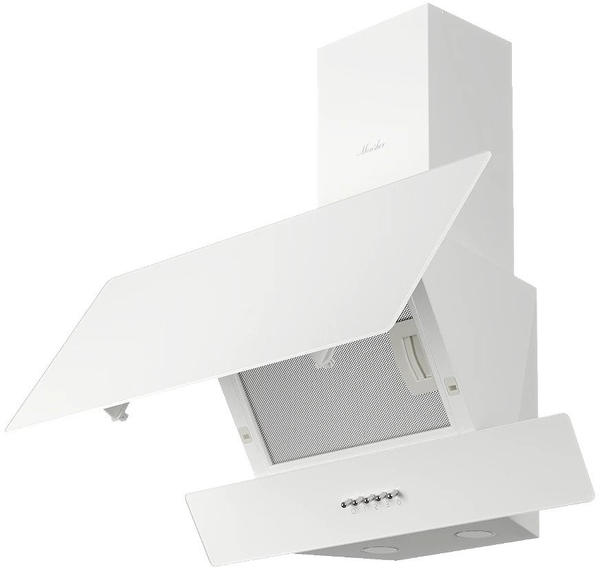 Вытяжка Monsher ROUEN 60 Blanc Verre Вытяжка Monsher ROUEN 60 Blanc Verre