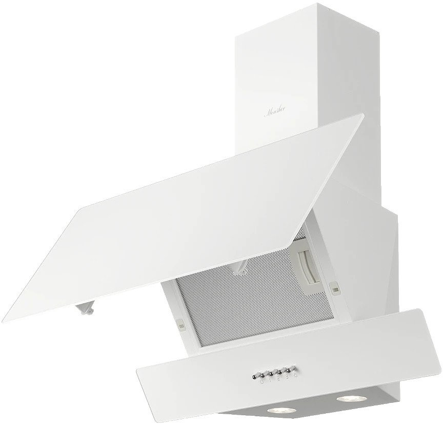 Вытяжка Monsher ROUEN 60 Blanc Verre Вытяжка Monsher ROUEN 60 Blanc Verre