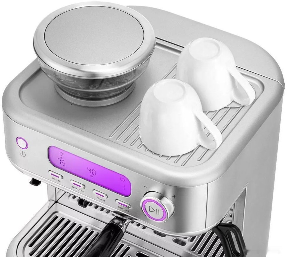 Рожковая помповая кофеварка Kitfort KT-7113 Рожковая помповая кофеварка Kitfort KT-7113