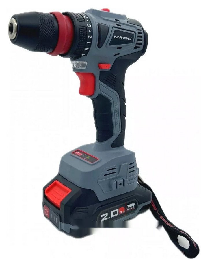 Дрель-шуруповерт Profipower MKBL-18BM (с 2-мя АКБ, кейс)