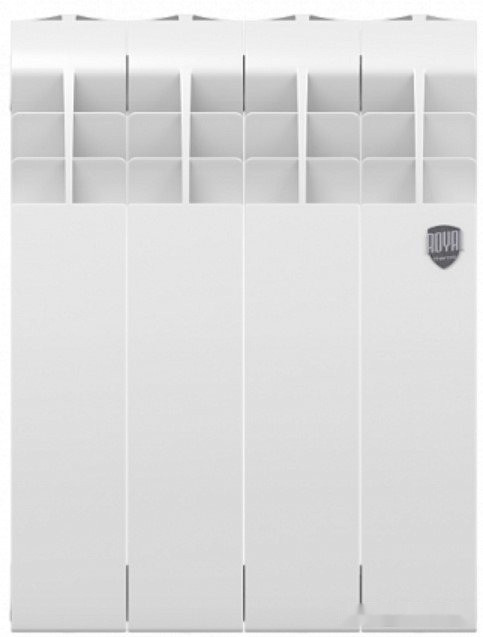 Радиатор Royal Thermo BiLiner Bianco 350 (5 секций, с монтажным комплектом и угловыми кранами)