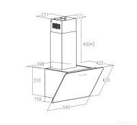 Вытяжка Schtoff Titan 60 (черный)