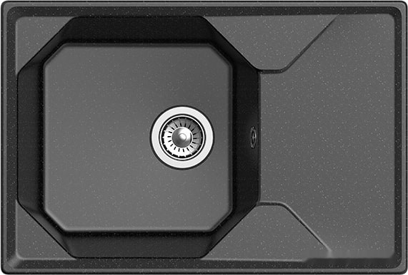 Кухонная мойка GranFest GF-U-740L (черный) Кухонная мойка GranFest GF-U-740L (черный)