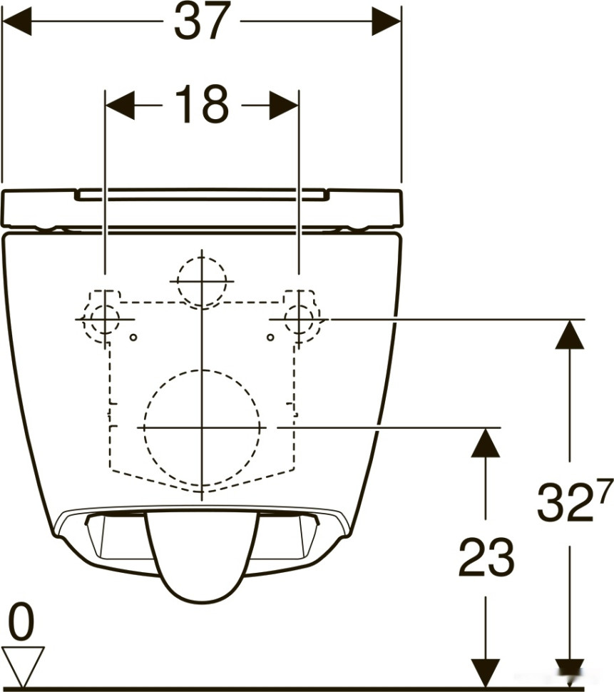 Унитаз Geberit One 500.202.01.1