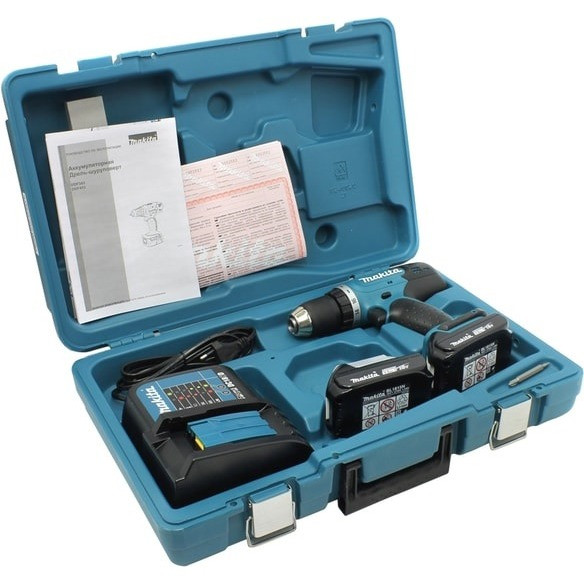 Дрель-шуруповерт Makita DDF453SYX4 (с 2-мя АКБ) Дрель-шуруповерт Makita DDF453SYX4 (с 2-мя АКБ)