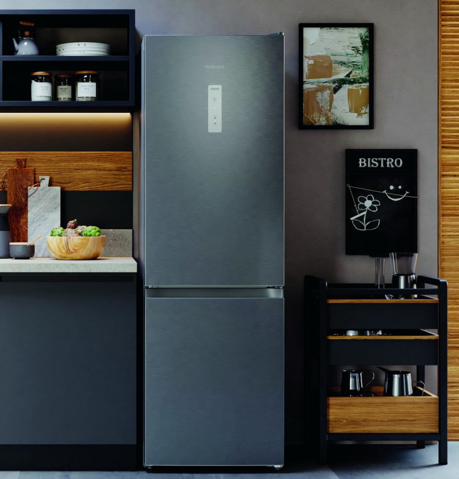 Холодильник с морозильником Hotpoint-Ariston HT 5180 MX