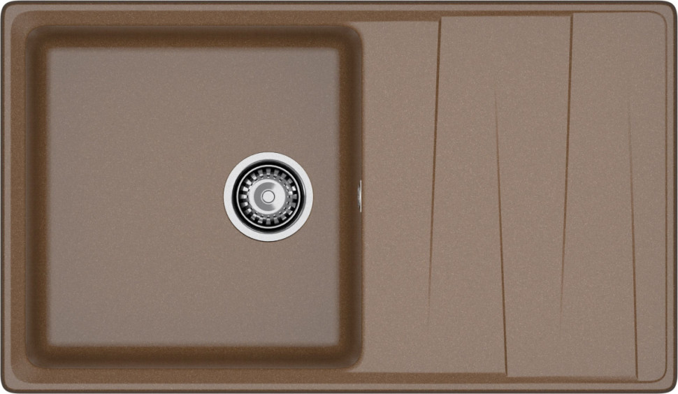 Кухонная мойка GranFest GF-LV-860L терракот