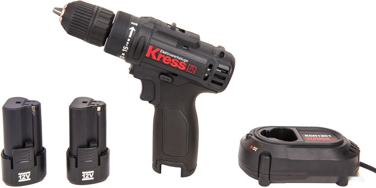 Дрель-шуруповерт Kress KU201.2 (с 2-мя АКБ, сумка) Дрель-шуруповерт Kress KU201.2 (с 2-мя АКБ, сумка)