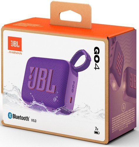 Портативная акустика JBL Go 4 (фиолетовый)