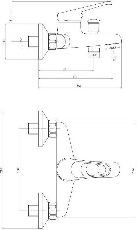 Смеситель Deante Neo Lobo BYU 011M