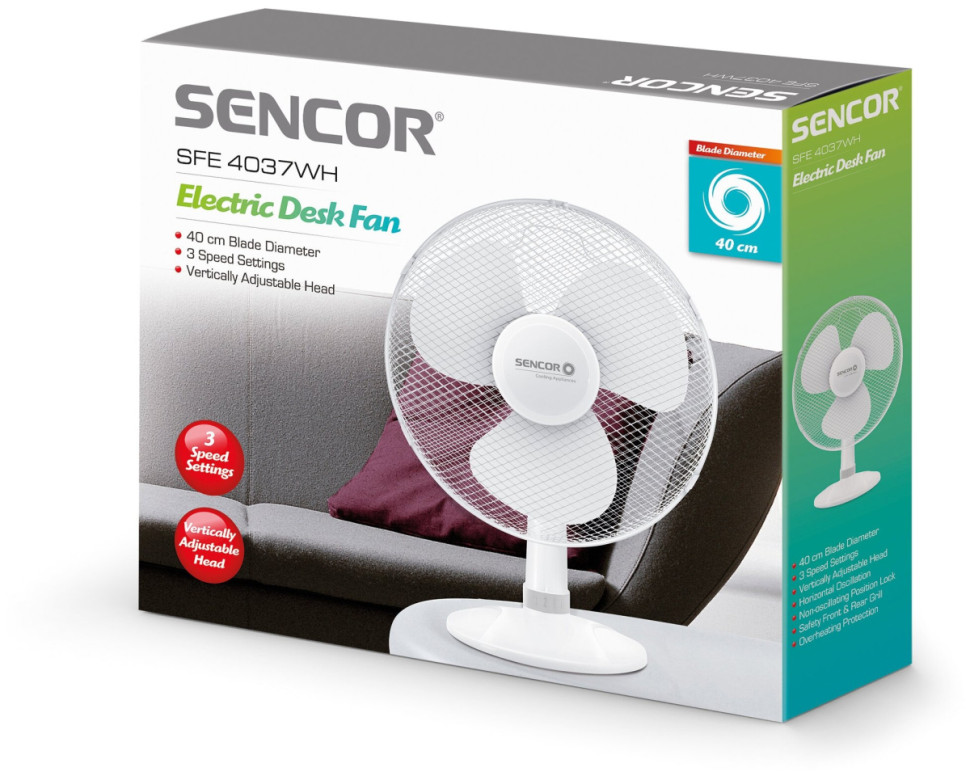 Вентилятор Sencor SFE 4037WH Вентилятор Sencor SFE 4037WH