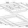 Варочная панель Weissgauff HGG 451 BFH Варочная панель Weissgauff HGG 451 BFH