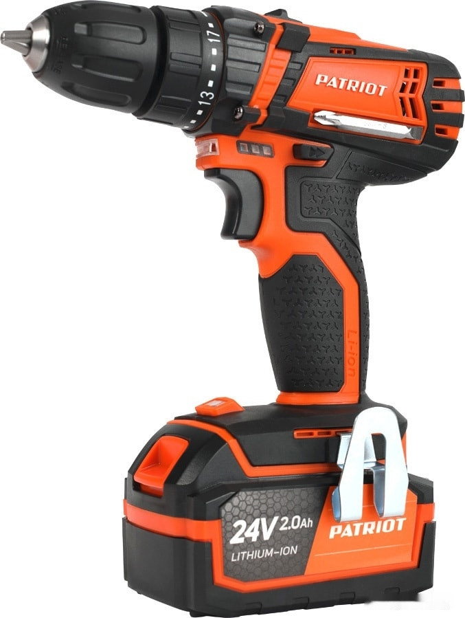 Дрель-шуруповерт Patriot BR 241ES 180201241 (с 2-мя АКБ, кейс) Дрель-шуруповерт Patriot BR 241ES 180201241 (с 2-мя АКБ, кейс)