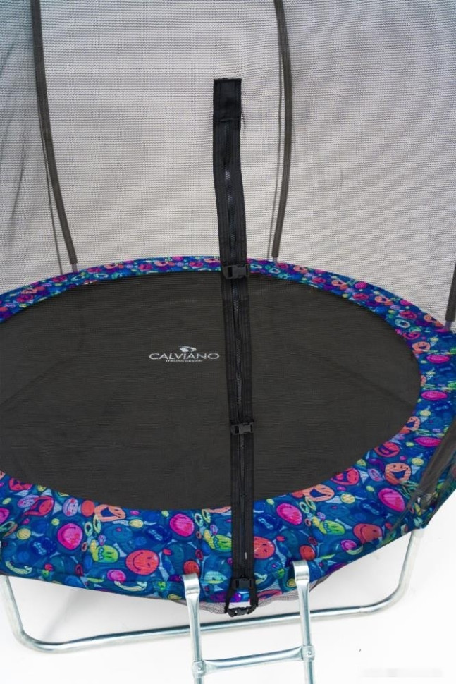 Батут Calviano Outside Master Smile 252 см - 8ft (внешняя сетка, с лестницей) Батут Calviano Outside Master Smile 252 см - 8ft (внешняя сетка, с лестницей)