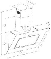 Вытяжка LEX Leila 900 White