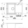 Кухонная мойка Elleci Easy 135 G48 Cemento