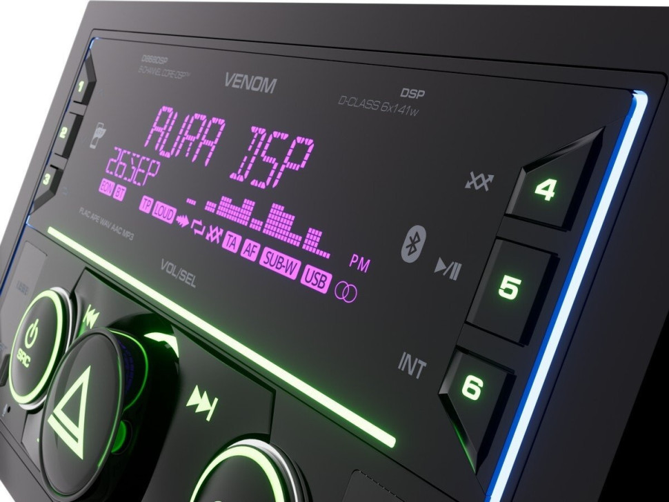 Автомагнитола Aura Venom-D868DSP Автомагнитола Aura Venom-D868DSP