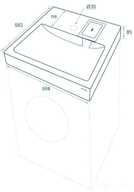 Умывальник Paulmark Welt PM730431 Умывальник Paulmark Welt PM730431