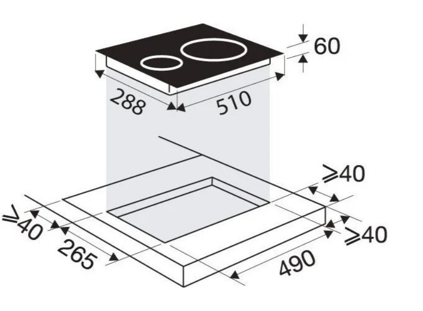 Варочная панель Brandt BPI1621UB Варочная панель Brandt BPI1621UB