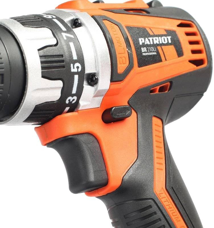 Дрель-шуруповерт Patriot BR 210Li 180301550 (с 2-мя АКБ, кейс)