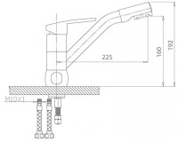 Смеситель Polygran Дуо (Белый)