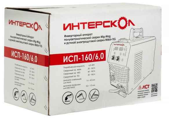 Сварочный аппарат Интерскол ИСП-160/6,0 Сварочный аппарат Интерскол ИСП-160/6,0