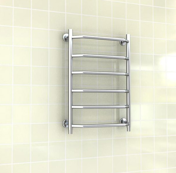 Полотенцесушитель Ростела Трапеция нижнее подключение 1" 6 перекладин 70 см