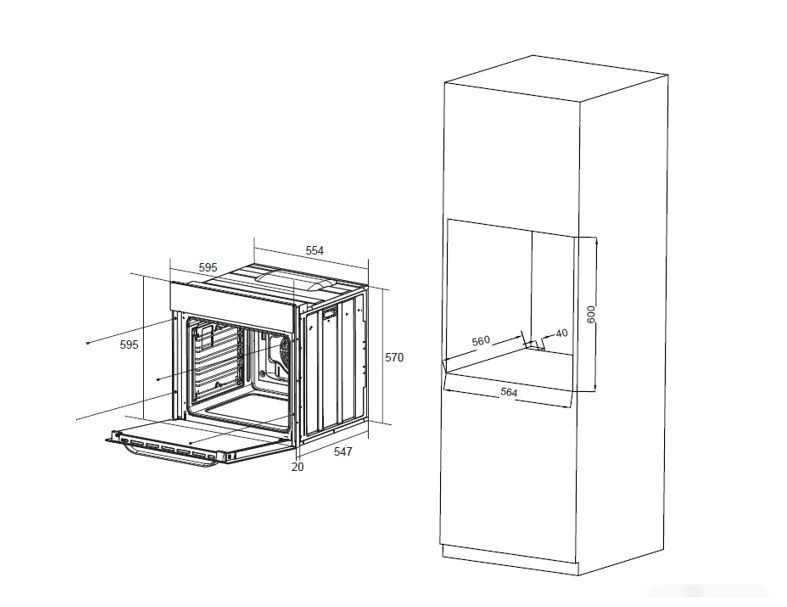Духовой шкаф Zorg NEO616 (белый) Духовой шкаф Zorg NEO616 (белый)