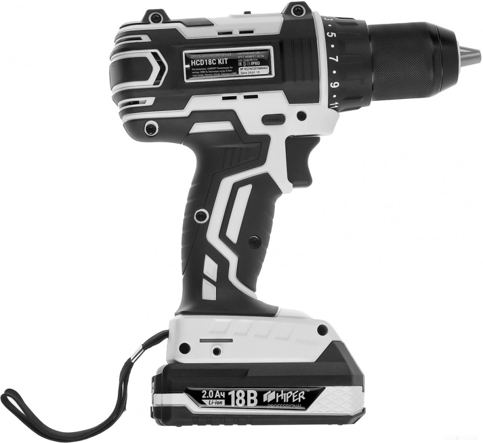 Дрель-шуруповерт HIPER HCD18C KIT (с 2-мя АКБ, кейс) Дрель-шуруповерт HIPER HCD18C KIT (с 2-мя АКБ, кейс)