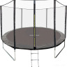 Батут GetActive Jump 10ft - 312 см с лестницей, внешней сеткой (черный) Батут GetActive Jump 10ft - 312 см с лестницей, внешней сеткой (черный)