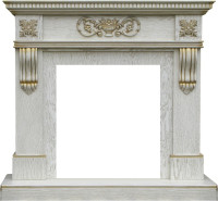 Камин Smolcom Corsica STD (белый дуб)