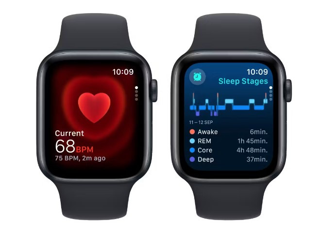 Умные часы Apple Watch SE 2023 A2723 44 мм (Темная ночь) Умные часы Apple Watch SE 2023 A2723 44 мм (Темная ночь)